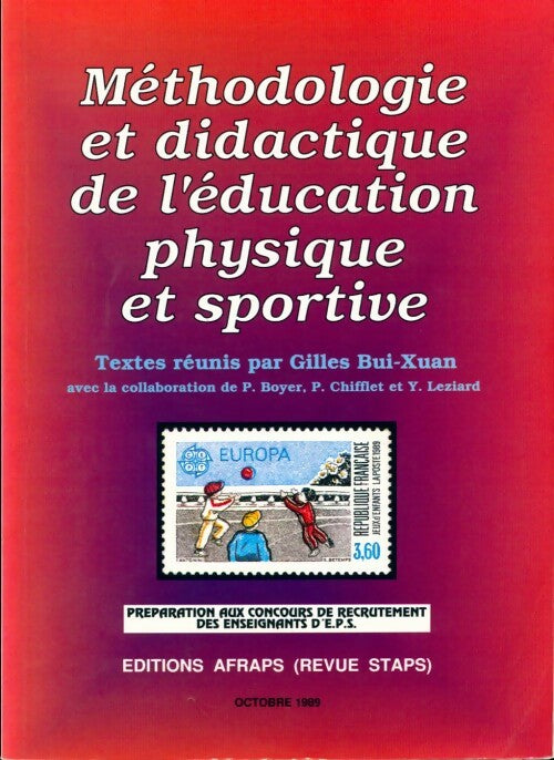 Livrenpoche : Méthodologie et didactique de l'éducation physique et sportive - Gilles Bui-Xuan - Livre