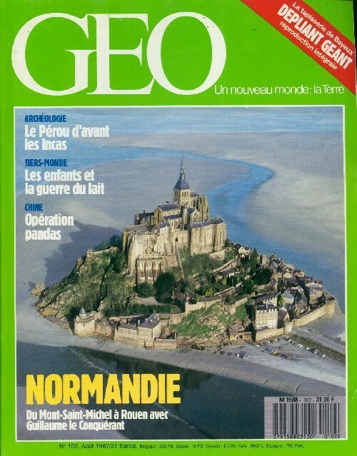 Livrenpoche : Géo n°102 : Normandie - Collectif - Livre