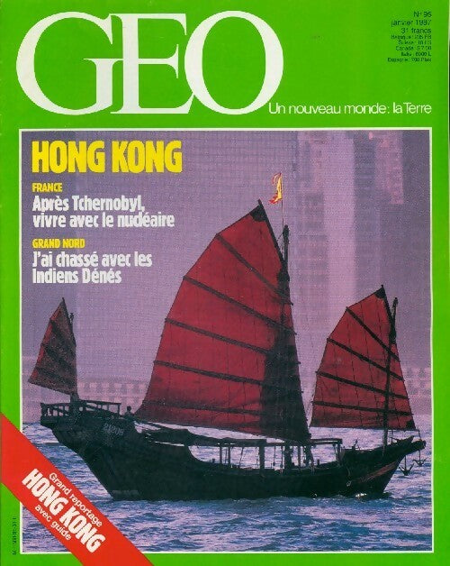 Livrenpoche : Géo n°95 : Hong Kong - Collectif - Livre
