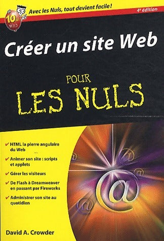 Livrenpoche : Créer un site web pour les nuls - David Crowder - Livre