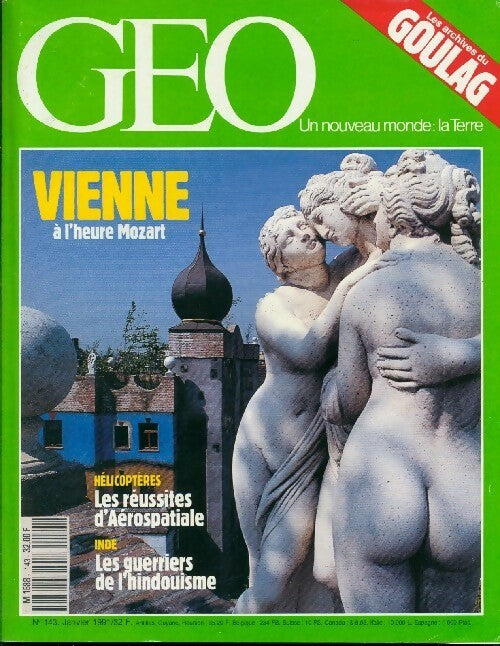 Livrenpoche : Géo n°143 : Vienne à l'heure Mozart - Collectif - Livre