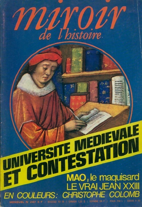Livrenpoche : Miroir de l'Histoire n°267 : Université médiévale et contestation - Collectif - Livre