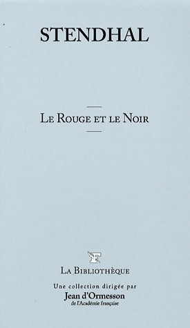 Livrenpoche : Le rouge et le noir - Stendhal - Livre