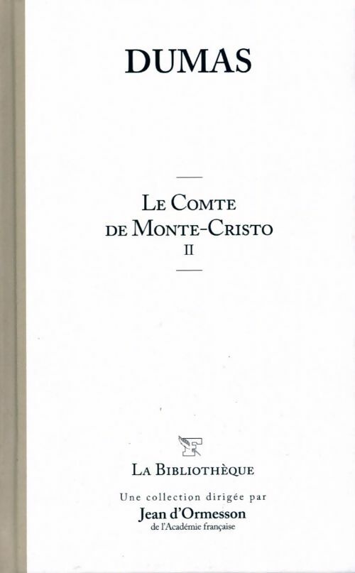 Livrenpoche : Le comte de Monte-Cristo Tome II - Alexandre Dumas - Livre