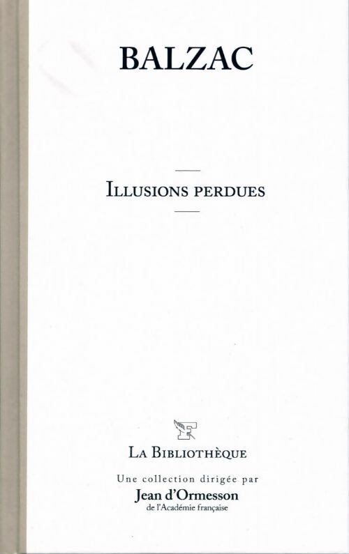 Livrenpoche : Illusions perdues - Honoré De Balzac - Livre
