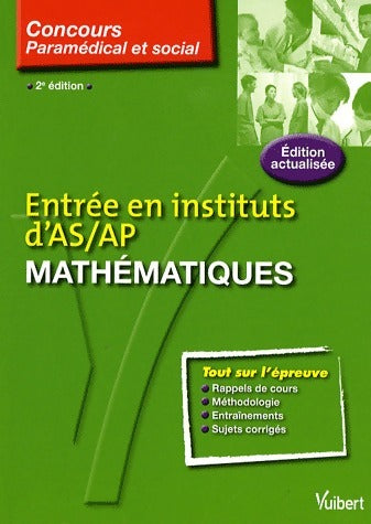 Livrenpoche : Mathématiques. Entrée en institut d'AS/AP - Collectif - Livre