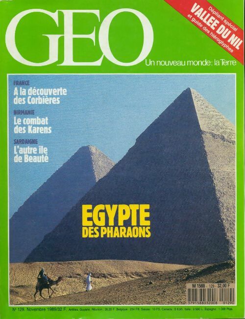 Livrenpoche : Géo n°129 : Egypte des pharaons - Collectif - Livre