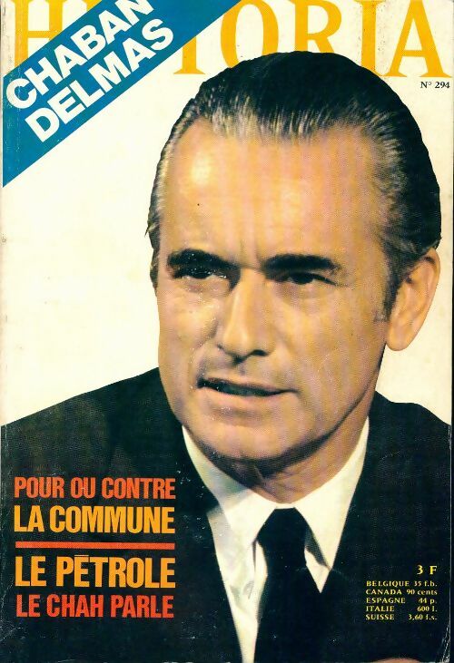 Livrenpoche : Historia n°294 : Chaban Delmas - Collectif - Livre