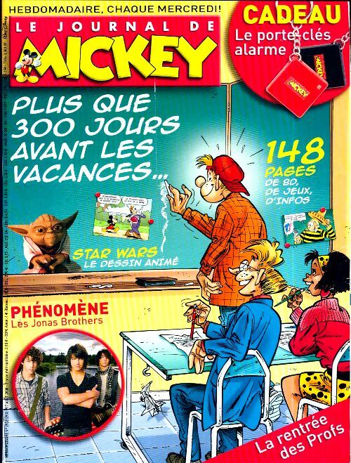 Livrenpoche : Le journal de Mickey n°2932-2933 : Plus que 300 jours avant les vacances - Disney - Livre