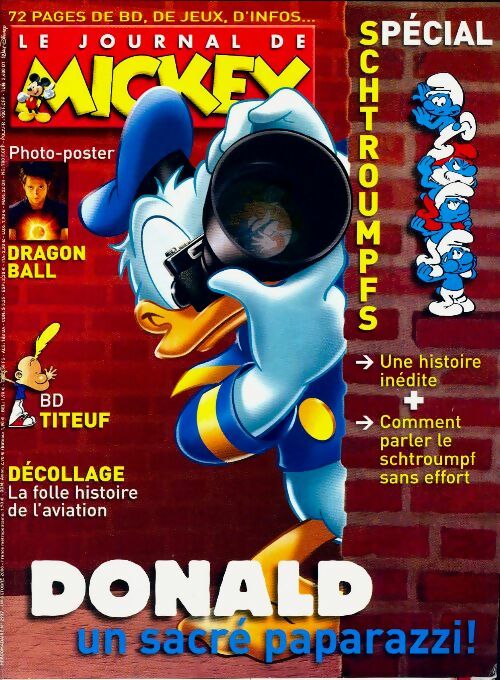 Livrenpoche : Le journal de Mickey n°2937 : Donald, un sacré paparazzi - Disney - Livre