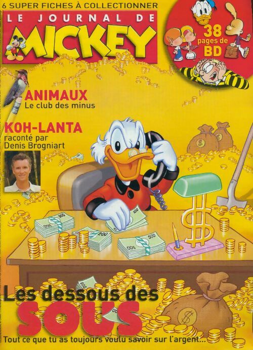 Le journal de Mickey n°2956 : Les dessous des sous - Disney -  Le journal de Mickey - Livre