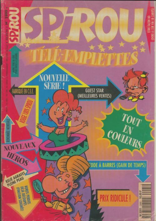 Livrenpoche : Spirou n°2995 : Télé-emplèttes - Collectif - Livre