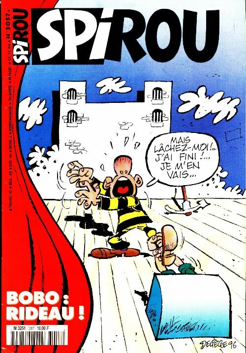 Livrenpoche : Spirou n°3057 : Bobo : rideau ! - Collectif - Livre