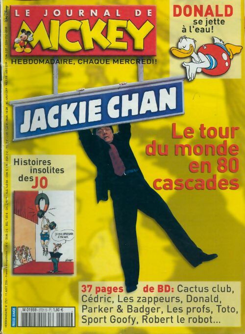 Le journal de Mickey n°2721 : Jackie Chan - Disney -  Le journal de Mickey - Livre
