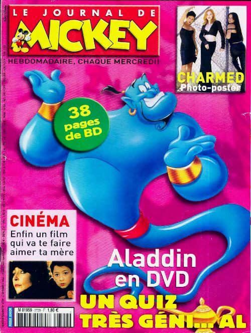 Livrenpoche : Le journal de Mickey n°2729 : Aladdin en DVD - Disney - Livre