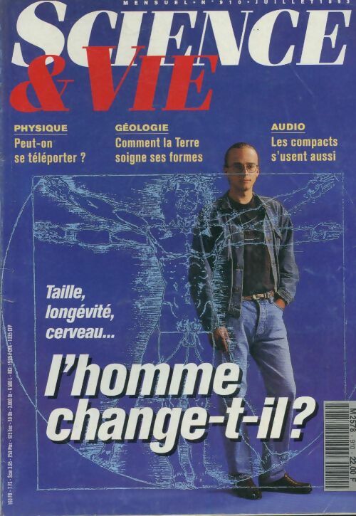 Livrenpoche : Science & vie n°910 : L'homme change-t-il ? - Collectif - Livre