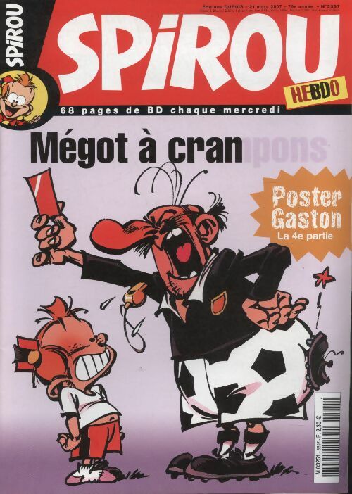Livrenpoche : Spirou n°3597 : Mégot à cran(mpon) - Collectif - Livre