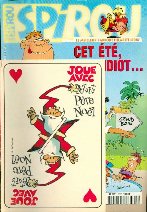 Livrenpoche : Spirou n°3302 : Cet été, bronzez idiot - Collectif - Livre
