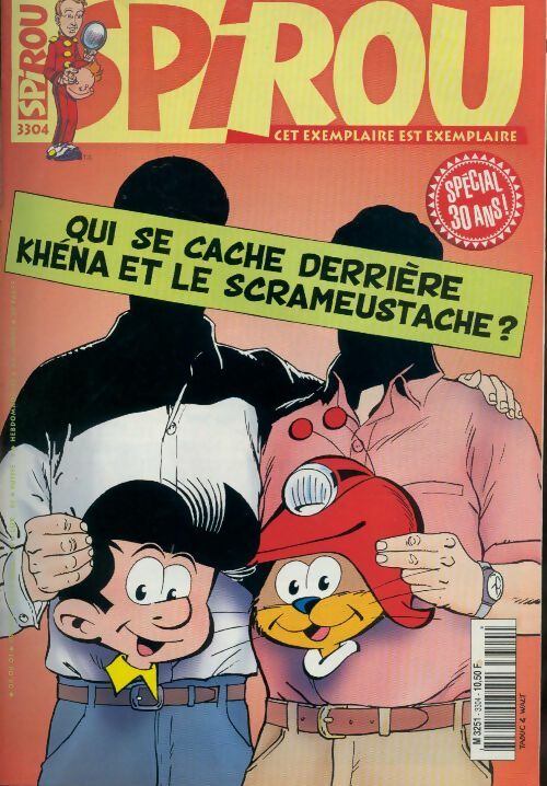 Livrenpoche : Spirou n°3304 : Qui se cache derrière la moustache - Collectif - Livre