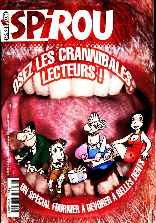 Livrenpoche : Spirou n°3418 : Osez les crannibales, lecteurs ! - Collectif - Livre