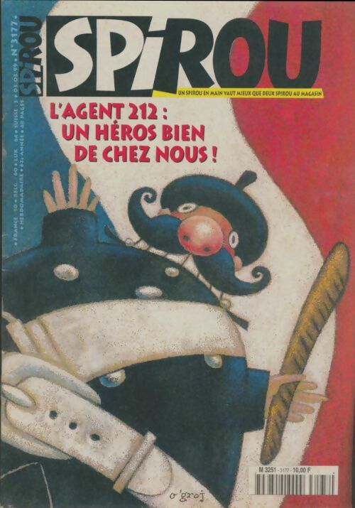 Livrenpoche : Spirou n°3177 : L'agent 212 : un héros bien de chez nous ! - Collectif - Livre