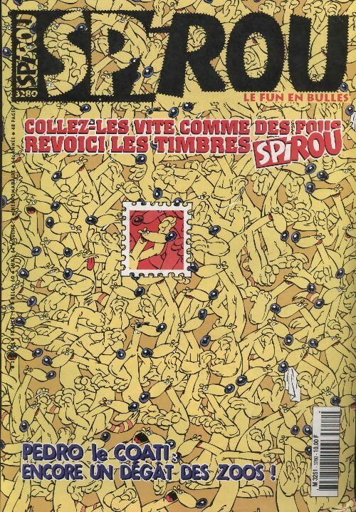 Livrenpoche : Spirou n°3280 : Pedro le Coati : encore un dégât des zoos ! - Collectif - Livre