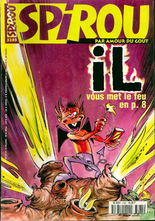 Livrenpoche : Spirou n°3285 : Il vous met le feu - Collectif - Livre
