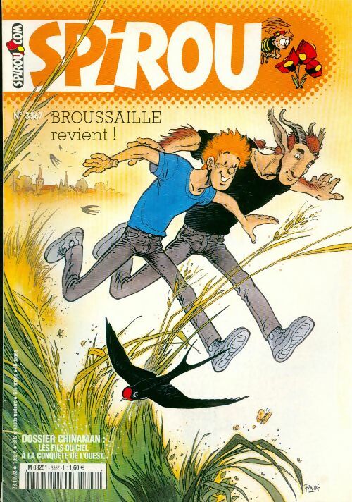 Spirou n°3367 : Broussaille revient ! - Collectif -  Spirou - Livre