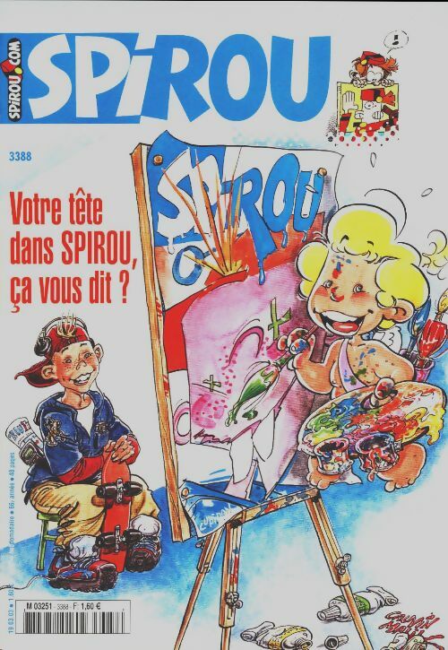 Livrenpoche : Spirou n°3388 : Votre tête dans Spirou, ça vous dit ? - Collectif - Livre