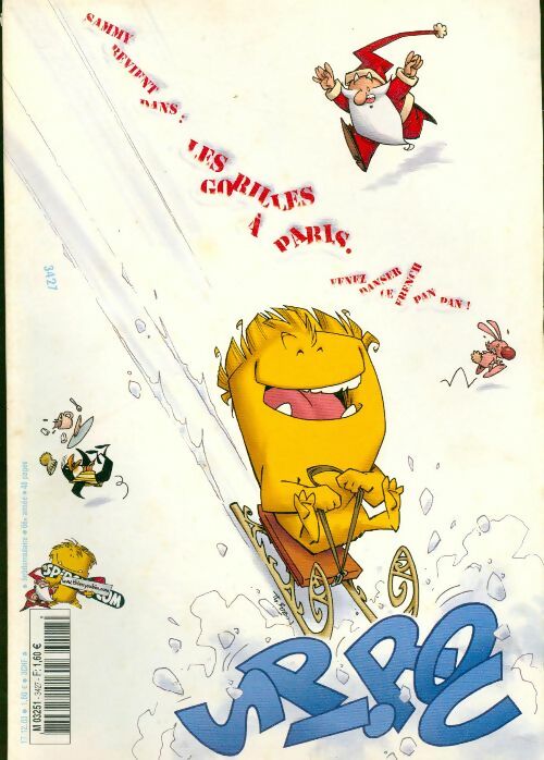 Livrenpoche : Spirou n°3427 : Sammy revient dans les gorilles à Paris - Collectif - Livre