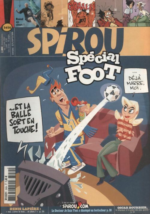 Livrenpoche : Spirou n°3454 : Spécial foot - Collectif - Livre