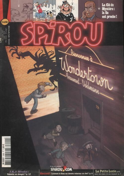 Livrenpoche : Spirou n°3490 : Bienvenue à Wonderland - Collectif - Livre