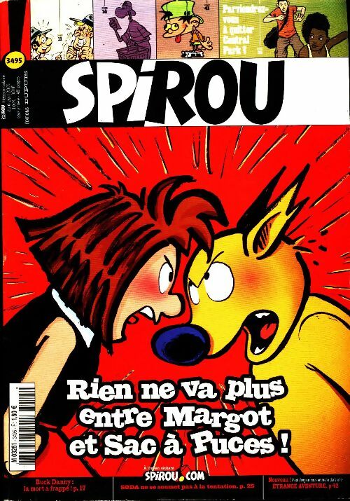 Livrenpoche : Spirou n°3495 : Rien ne va plus entre Margot et Sac à Puces ! - Collectif - Livre