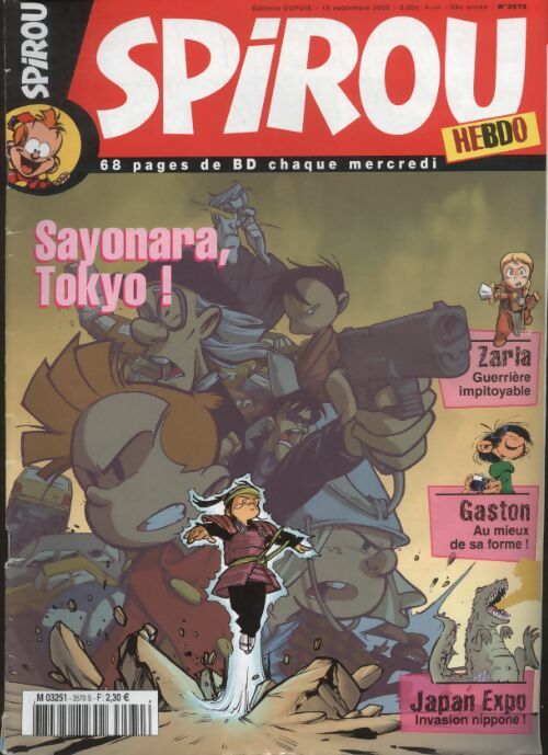 Livrenpoche : Spirou n°3570 : Sayonara, Tokyo ! - Collectif - Livre