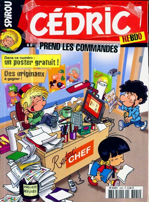 Livrenpoche : Spirou n°3580 : Cédric - Collectif - Livre