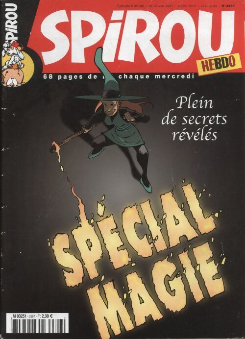 Livrenpoche : Spirou n°3587 : Spécial magie, plein de secrets révélés - Collectif - Livre