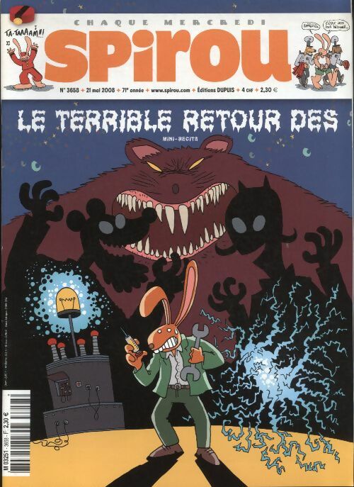 Livrenpoche : Spirou n°3658 : Le terrible retour des mini-récits - Collectif - Livre