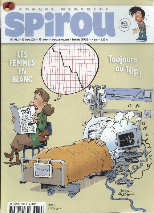 Livrenpoche : Spirou n°3752 : Les femmes en blanc toujours au top - Collectif - Livre