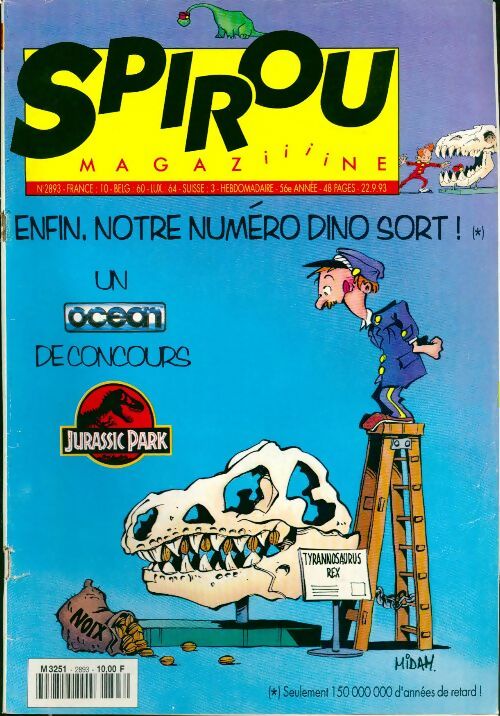 Livrenpoche : Spirou n°2893 : Enfin, notre numéro Dino sort ! - Collectif - Livre