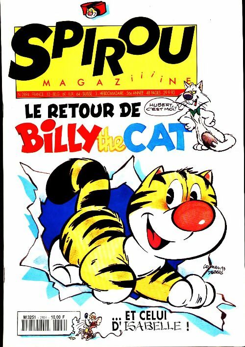 Livrenpoche : Spirou n°2894 : Le retour de Billy the cat - Collectif - Livre
