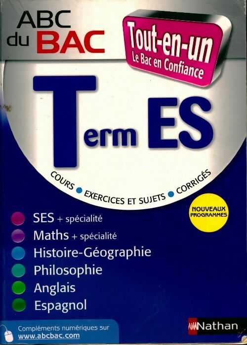 Livrenpoche : Tout-en-un Term ES - Collectif - Livre