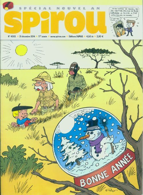 Livrenpoche : Spirou n°4003 : Bonne année - Collectif - Livre