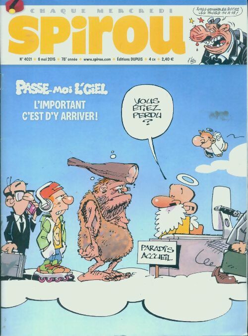Livrenpoche : Spirou n°4021 : Passe-moi l'ciel - Collectif - Livre