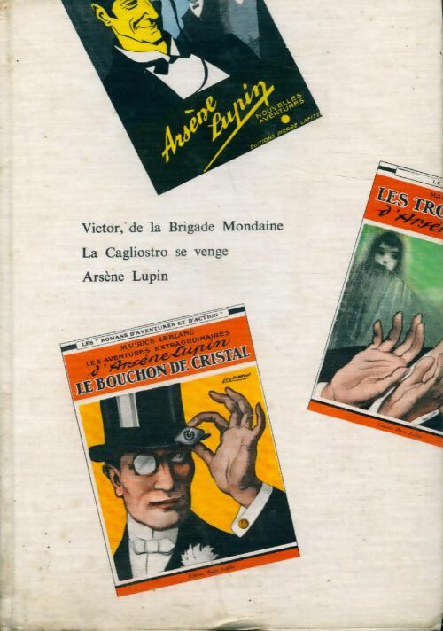 Livrenpoche : Les aventures d'Arsène Lupin gentleman-cambrioleur Tome VIII : Victor, de la brigade mondaine / La Cagliostro se venge / Arsène Lupin - Maurice Leblanc - Livre