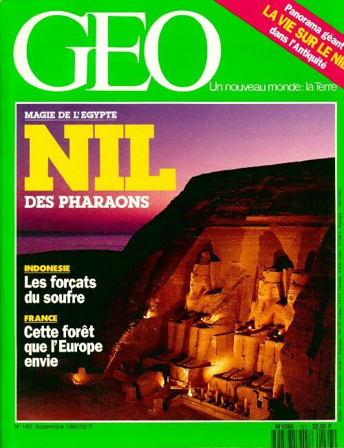 Géo n°163 : Nil des pharaons - Collectif -  Géo - Livre