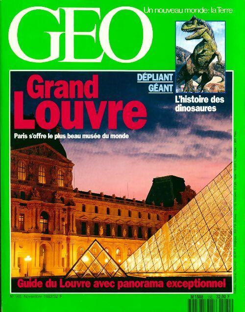 Géo n°165 : Grand Louvre - Collectif -  Géo - Livre