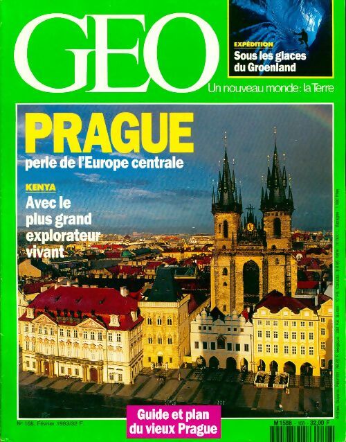 Livrenpoche : Géo n°168 : Prague, perle de l'Europe centrale - Collectif - Livre