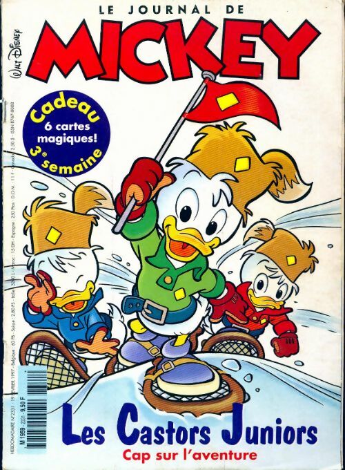 Livrenpoche : Le journal de Mickey n°2331 : Les castors juniors - Disney - Livre