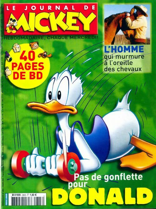 Livrenpoche : Le journal de Mickey n°2803 : Pas de gonflette pour Donald - Disney - Livre
