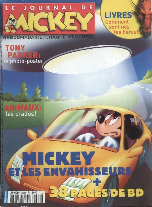 Livrenpoche : Le journal de Mickey n°2804 : Mickey et les envahisseurs - Disney - Livre